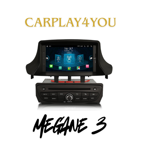 Écran Android Auto/Apple CarPlay - Renault Mégane 3