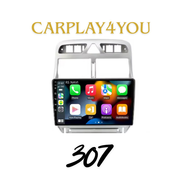 Écran Android Auto/Apple CarPlay - Peugeot  307