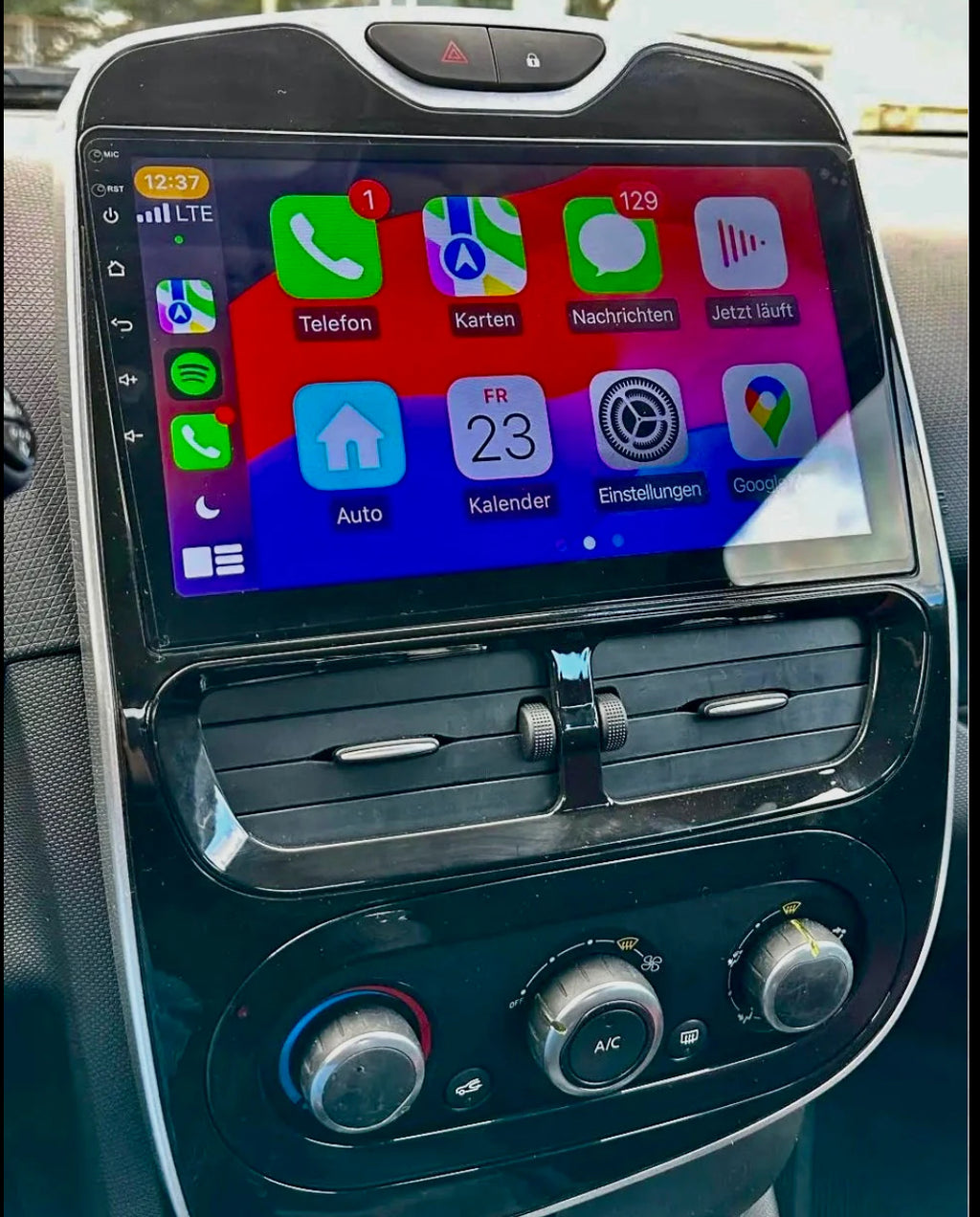 Écran Android Auto/Apple CarPlay - Renault Clio 4