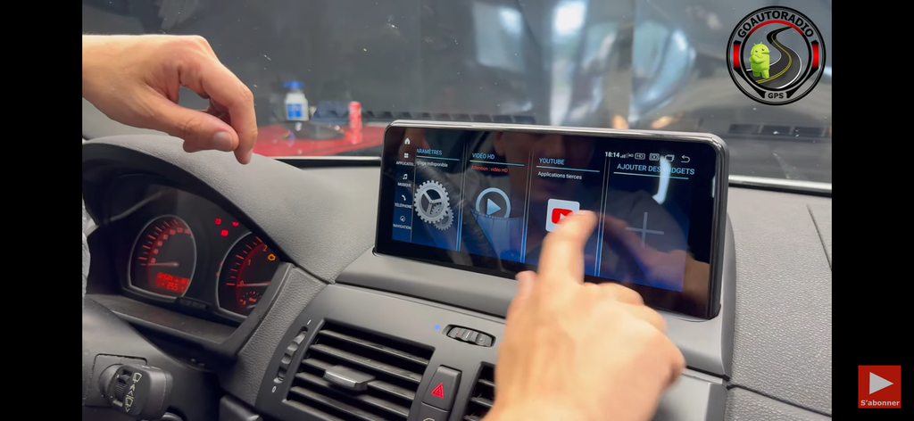 Écran CarPlay BMW X3 E83 – Intégration d’Origine