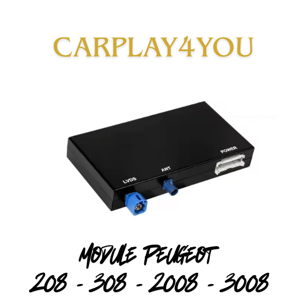 Module CarPlay/Android - Peugeot 208/2008/308/3008/508/5008