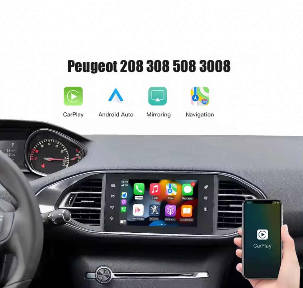 Module CarPlay/Android - Peugeot 208/2008/308/3008/508/5008