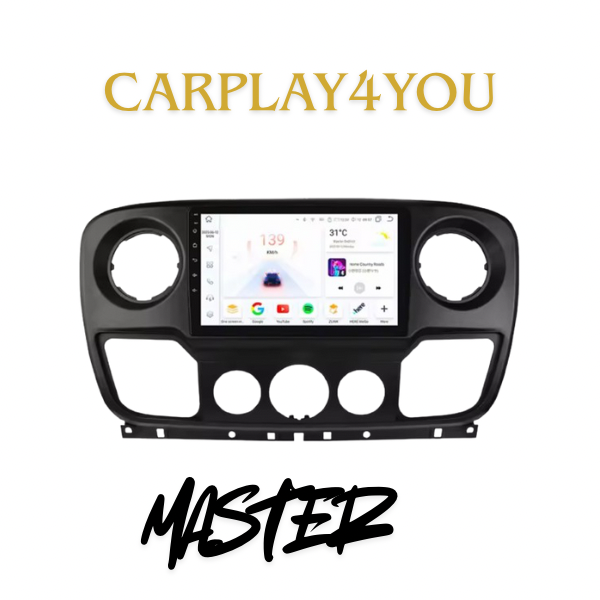 Écran Android Auto/Apple CarPlay - Renault Master 2010/2019